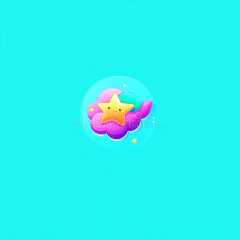 云上的笑星 皇族释放例证