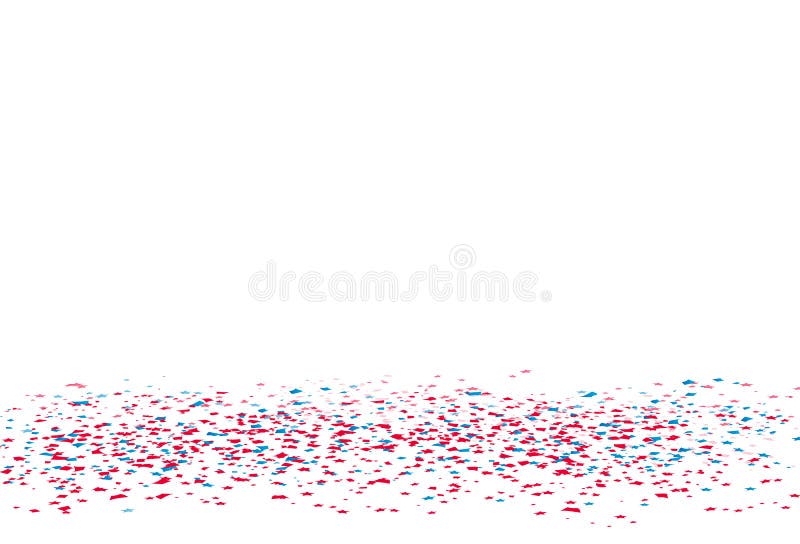 五彩纸屑和星落,在地板节日庆祝党的花梢明亮的五颜六色的节日概念文件消散 向量例证