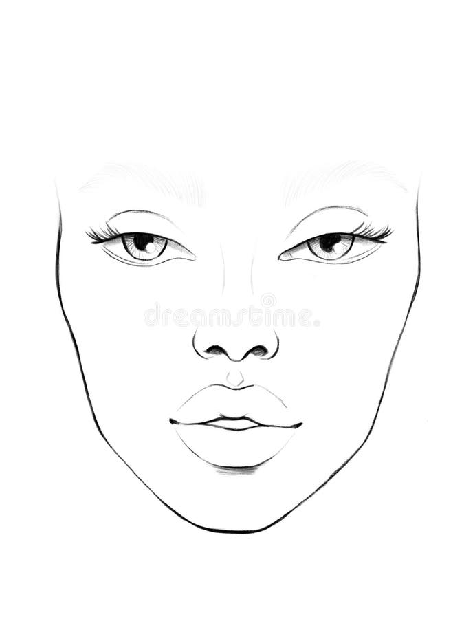 Face chart for makeup artist. Face chart Makeup Artist Blank. Template. beauty and cosmetics lessons training. Fashion illustration. Face chart for makeup artist. Face chart Makeup Artist Blank. Template. beauty and cosmetics lessons training. Fashion illustration