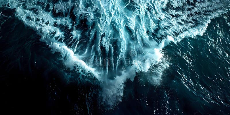 Waves in the ocean from the hundredth. High quality photo. Waves in the ocean from the hundredth. High quality photo