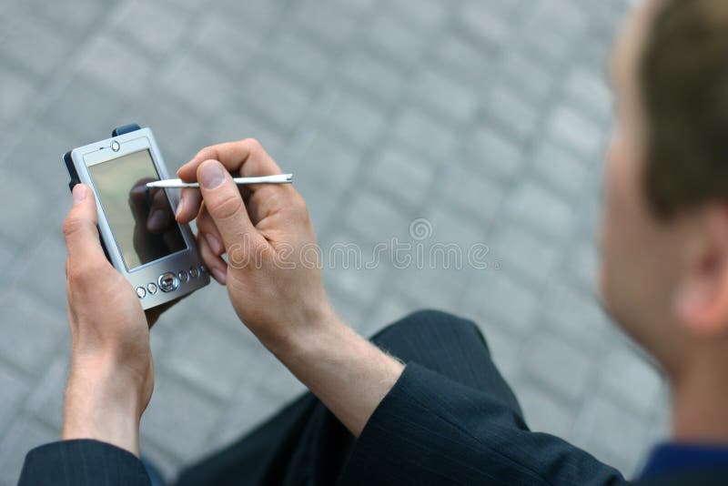 企业pda 库存照片