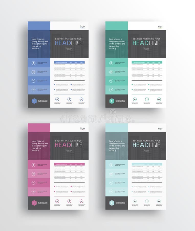 企业营销飞行物/brochure/poster/和报道设计模板 库存例证 企业营销飞行物/brochure/poster/和报道设计模板 库存例证