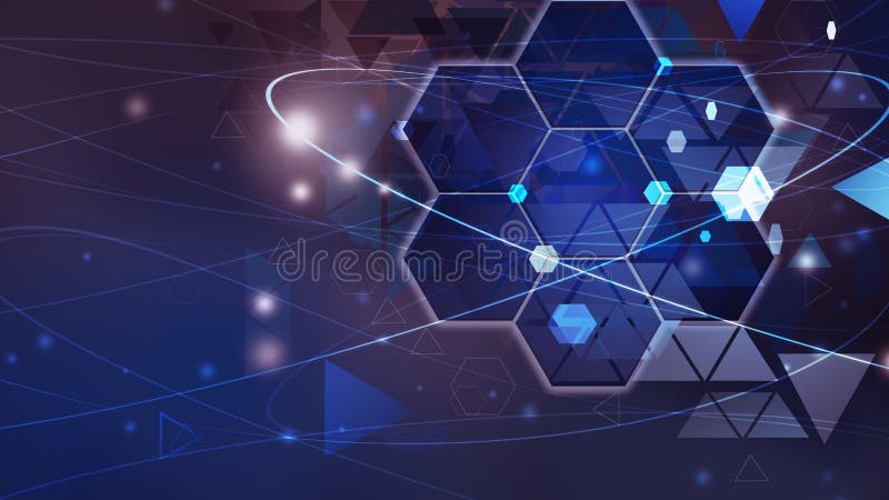 企业解答蓝色的新的未来技术概念背景概念 皇族释放例证 企业解答蓝色的新的未来技术概念背景概念 皇族释放例证