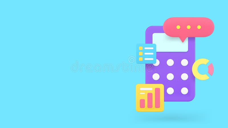 会计银行分析财务预算检查横幅副空间插图 皇族释放例证