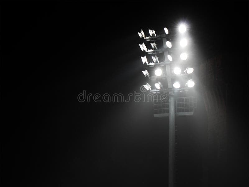 The Stadium Spot-light tower (darck background). The Stadium Spot-light tower (darck background)