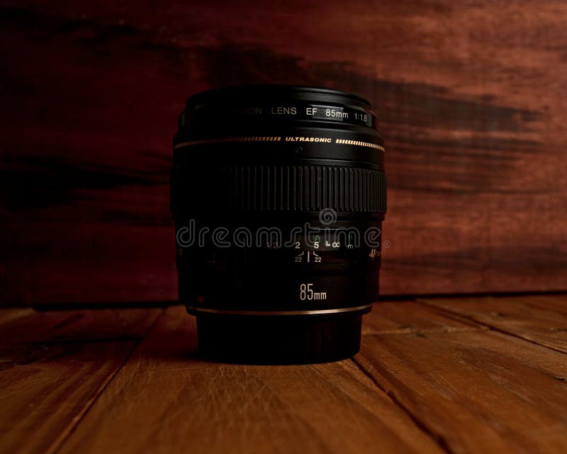 佳能ef 85mm f 18usm镜头 免版税库存图片