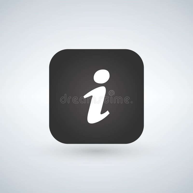 信息有阴影的,例证象app按钮 皇族释放例证 信息有阴影的,例证象app按钮 皇族释放例证