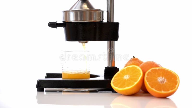 做桔子的新鲜的汁液 股票录像