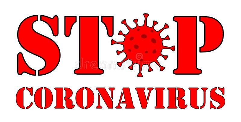 停止冠状病毒文本 冠状病毒爆发 流行病医学概念 MERS-Cov病毒株与新冠状病毒2019-nCoV 向量例证 停止冠状病毒文本 冠状病毒爆发 流行病医学概念 MERS-Cov病毒株与新冠状病毒2019-nCoV 向量例证