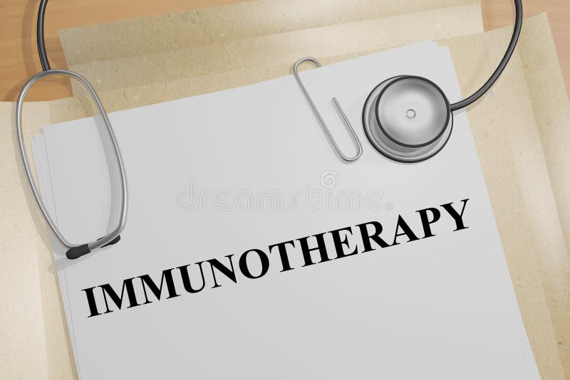 3D illustration of & x27;IMMUNOTHERAPY& x27; title on a medical document, aids, biology, blood, breast, cancer, cell, chemotherapy, chromosome, cytotoxic, defense, disease, dna, gene, genetic, genome, health, healthcare, human, illness, immune, killer, lung, lymphocyte, medicine, micro, natural, oncology, plate, radiation, red, research, science, stem, system, technology, telomere, treatment, tumor, virus, zika. 3D illustration of & x27;IMMUNOTHERAPY& x27; title on a medical document, aids, biology, blood, breast, cancer, cell, chemotherapy, chromosome, cytotoxic, defense, disease, dna, gene, genetic, genome, health, healthcare, human, illness, immune, killer, lung, lymphocyte, medicine, micro, natural, oncology, plate, radiation, red, research, science, stem, system, technology, telomere, treatment, tumor, virus, zika