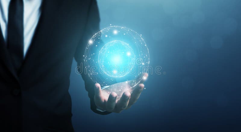 全球商人守圈全球网络系统连接与大数据交换 业务 库存图片 全球商人守圈全球网络系统连接与大数据交换 业务 库存图片