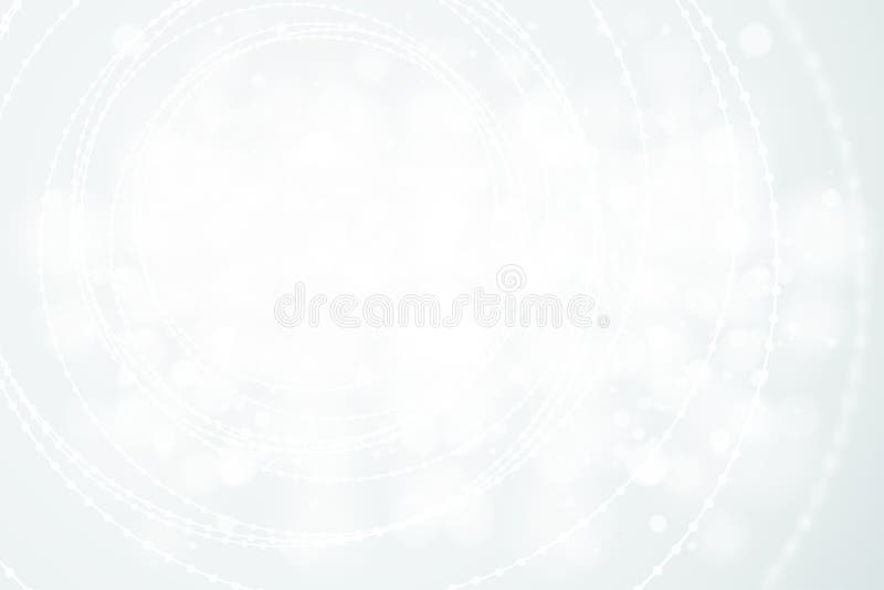 具有技术涡流构造和闪光火花光效应的白色抽象背景 光中的矢量无穷隧道 皇族释放例证 具有技术涡流构造和闪光火花光效应的白色抽象背景 光中的矢量无穷隧道 皇族释放例证