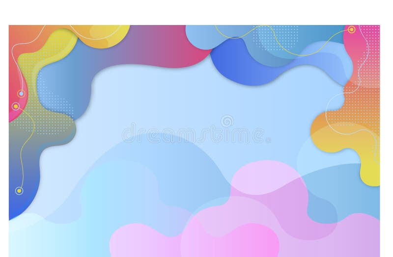 具有流体形状的彩色抽象液体梯度背景 波浪形几何时尚形状组合物 插图矢量 皇族释放例证 具有流体形状的彩色抽象液体梯度背景 波浪形几何时尚形状组合物 插图矢量 皇族释放例证