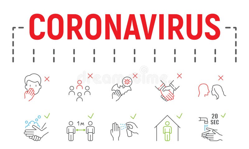 Coronavirus color line icon set, illness symbols collection, vector sketches, logo illustrations, covid 19 icons, epidemic signs linear pictograms package isolated on white background. Coronavirus color line icon set, illness symbols collection, vector sketches, logo illustrations, covid 19 icons, epidemic signs linear pictograms package isolated on white background