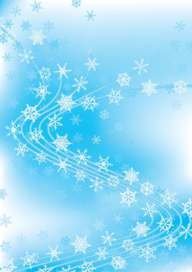 冬天庆祝跳舞Snowflakes_eps