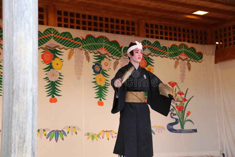 Ryukyu Dance in Shuri Castle in Okinawa, Japan. Ryukyu Dance in Shuri Castle in Okinawa, Japan