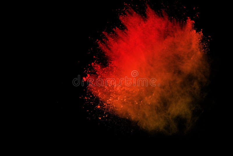冷冻在黑背景隔绝的色的粉末爆炸的行动 splatted的多色尘土摘要 免版税库存图片 冷冻在黑背景隔绝的色的粉末爆炸的行动 splatted的多色尘土摘要 免版税库存图片