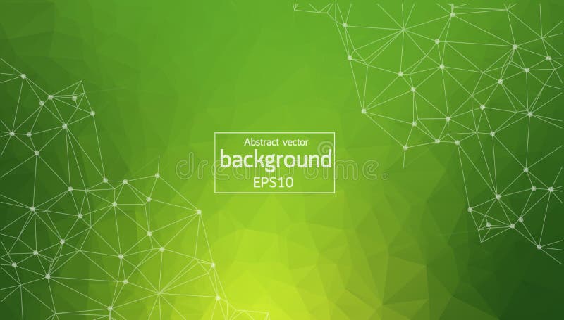 Geometric Green Polygonal background molecule and communication. Connected lines with dots. Minimalism background. Concept of the science, chemistry, biology, medicine, technology. Geometric Green Polygonal background molecule and communication. Connected lines with dots. Minimalism background. Concept of the science, chemistry, biology, medicine, technology.