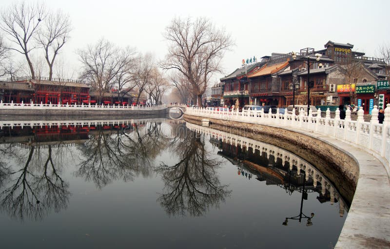 Shichahai is a scenic spot in Beijing city center.Around Shichahai has many historical construction and the garden.The Shichahai scenic area has many Hutong and old street. Shichahai is a scenic spot in Beijing city center.Around Shichahai has many historical construction and the garden.The Shichahai scenic area has many Hutong and old street.