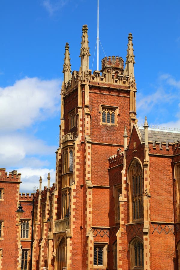 北爱尔兰的皇后大学 库存图片