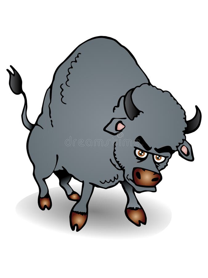 Vector illustration of a bison. Vector illustration of a bison