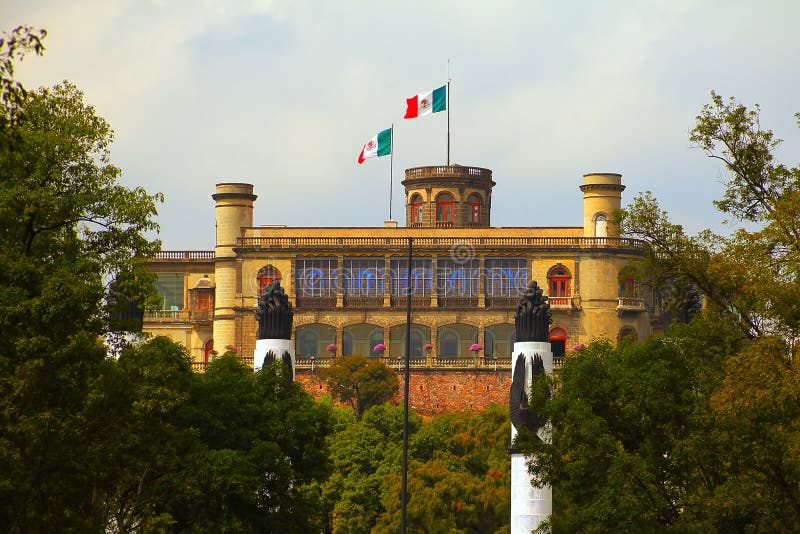 卡斯蒂略de chapultepec II 图库摄影