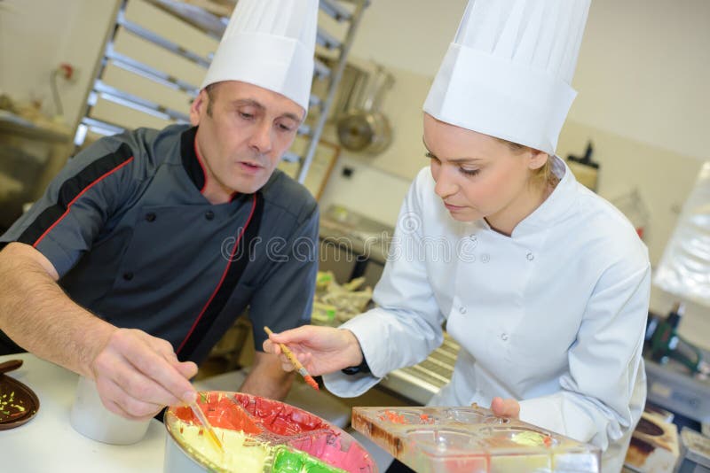 厨师装饰产品 免版税库存图片
