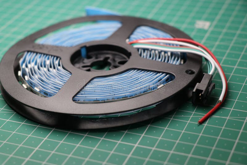 Reel of LED strip light which is addressable type. WS2812B Led strip light. Reel of LED strip light which is addressable type. WS2812B Led strip light