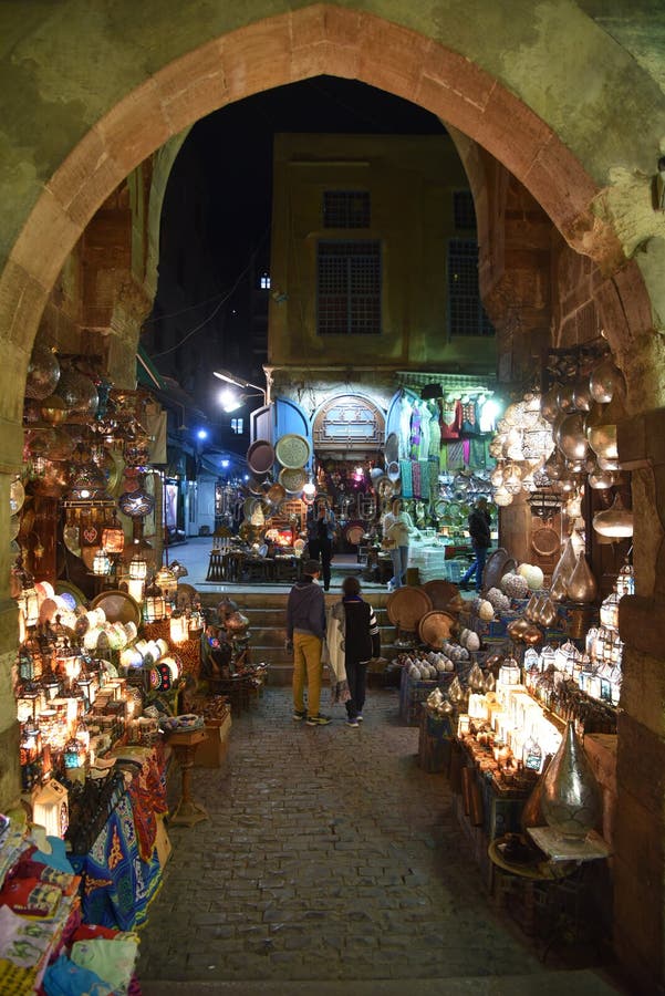 汗·哈利利东方集市 免版税图库摄影
