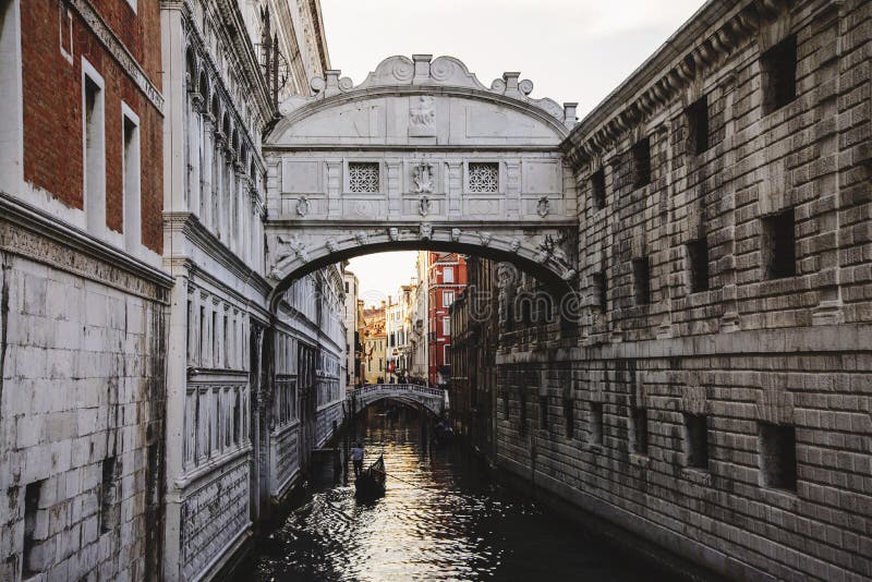 Popular Bridge of Sighs in Venice Italy. Popular Bridge of Sighs in Venice Italy