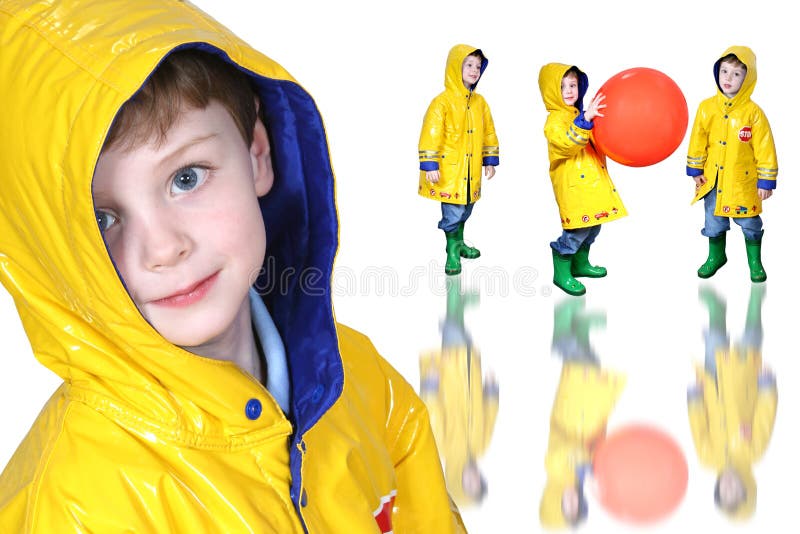 启动男孩拼贴画froggie雨衣黄色. 20d大蓝色启动男孩教规外套眼睛四青蛙绿色老雨射击年黄色