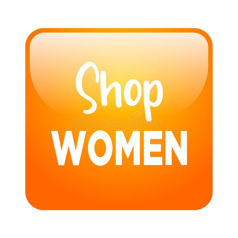 “商店女性”按钮 库存例证