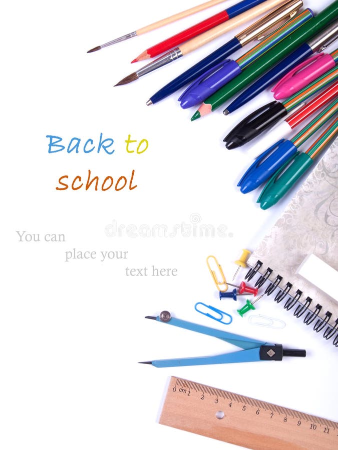 回到学校 免版税库存图片