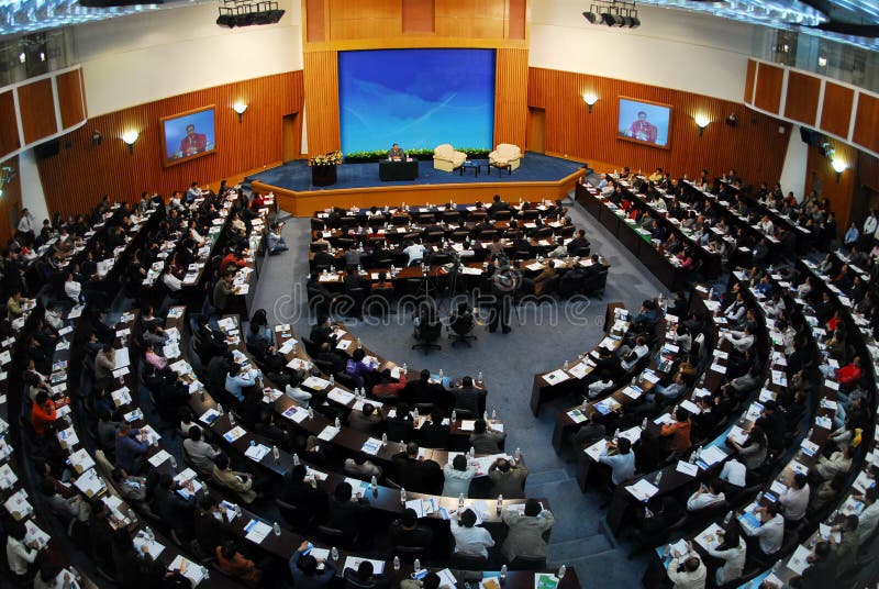 国际会议 免版税库存图片