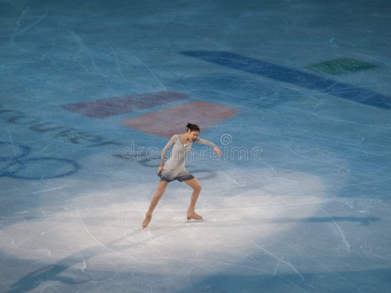 Yu-Na Kim of Korea at the Figure Skating Olympic Gala during the Vancouver 2010 Olympic Games. Yu-Na Kim of Korea at the Figure Skating Olympic Gala during the Vancouver 2010 Olympic Games