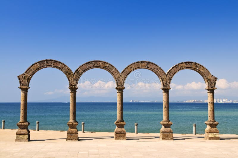 圆形剧场卡约埃尔考斯los墨西哥Puerto Vallarta 免版税库存图片