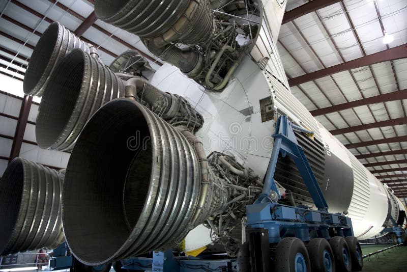 Saturn V moon rocket in Space center Houston interior, TX. Saturn V moon rocket in Space center Houston interior, TX.