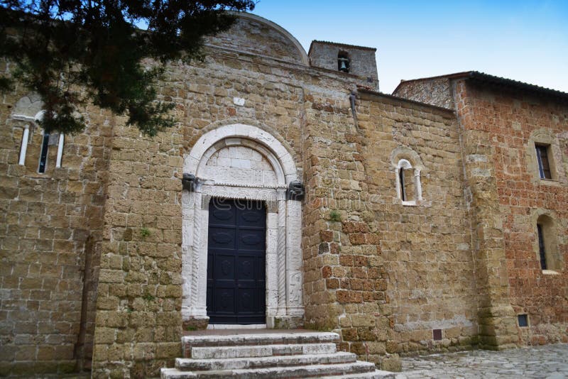 圣徒彼得和保罗,Duomo di Sovana大教堂 r 库存图片 圣徒彼得和保罗,Duomo di Sovana大教堂 r 库存图片