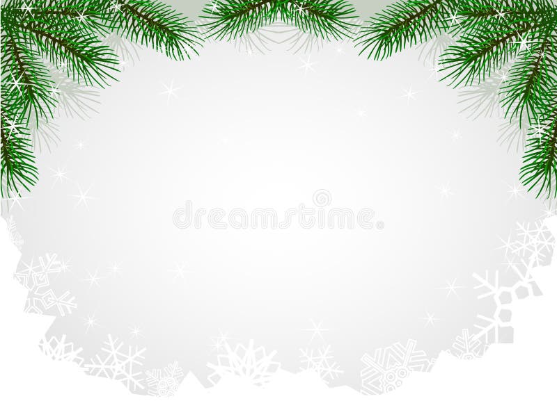 圣诞节冷杉树冰模式