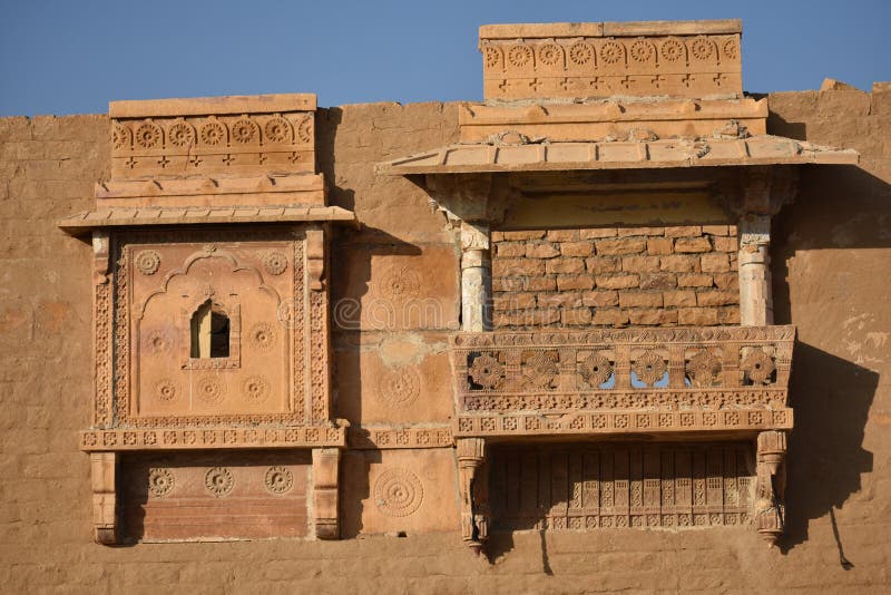 在kuldhara遗产villahe的历史纪念碑在jaisalmer拉贾斯坦印度 免版税图库摄影 在kuldhara遗产villahe的历史纪念碑在jaisalmer拉贾斯坦印度 免版税图库摄影