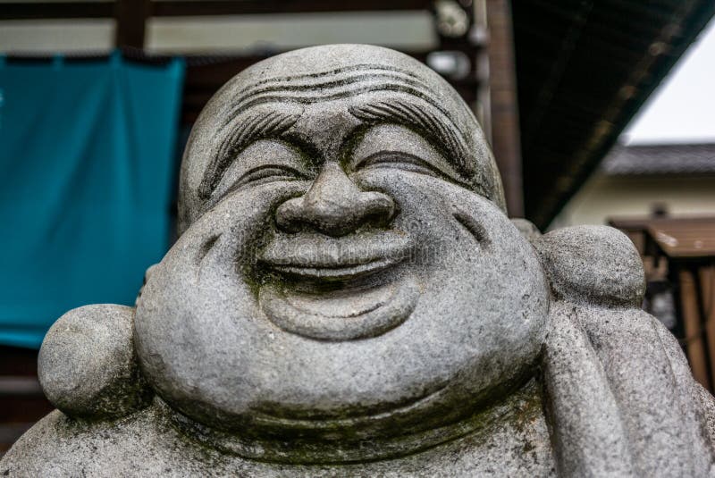 Stone statue in a Shintoist shrine in Tokyo - 2. Stone statue in a Shintoist shrine in Tokyo - 2