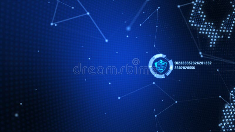 在安全全球网络、技术网络和网络安全概念的盾象 全世界连接的保护 ?? 向量例证 在安全全球网络、技术网络和网络安全概念的盾象 全世界连接的保护 ?? 向量例证