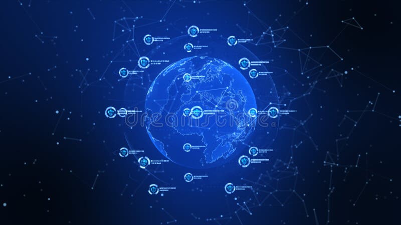 在安全全球网络、技术网络和网络安全概念的盾象 全世界连接的保护 ?? 库存例证 在安全全球网络、技术网络和网络安全概念的盾象 全世界连接的保护 ?? 库存例证