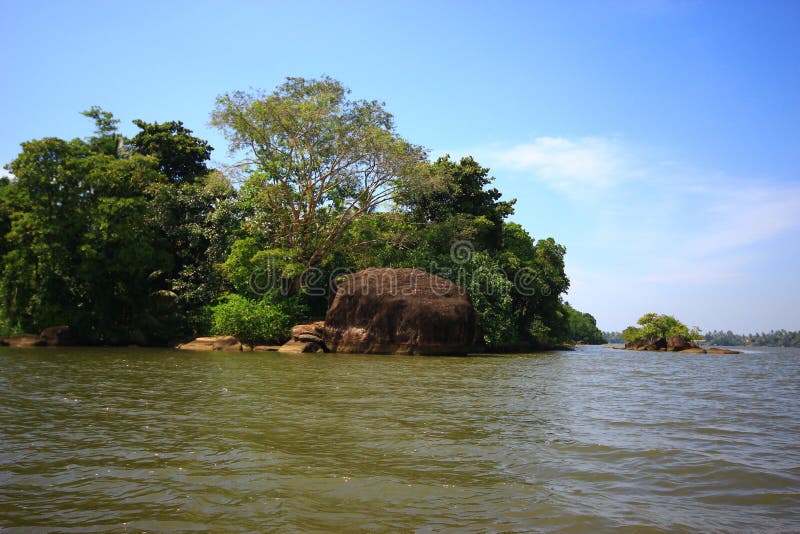 River of Bentota - it amazing beauty reservoir inflowing in the Indian ocean. River of Bentota - it amazing beauty reservoir inflowing in the Indian ocean.