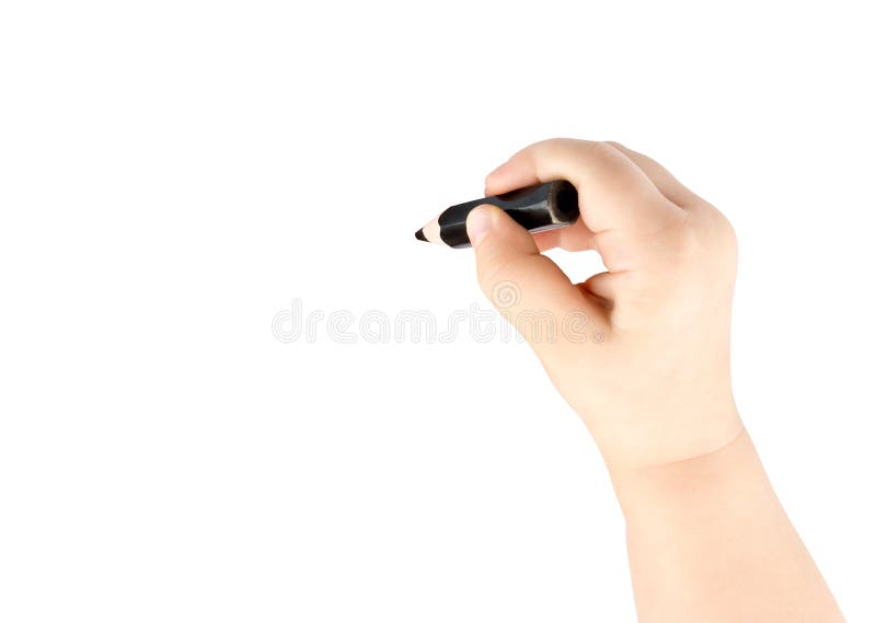 在现有量的黑色铅笔 免版税图库摄影
