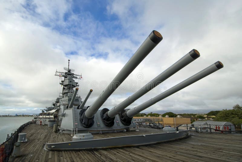 USS Missouri Battleship, Pearl Harbor in Hawaii. USS Missouri Battleship, Pearl Harbor in Hawaii