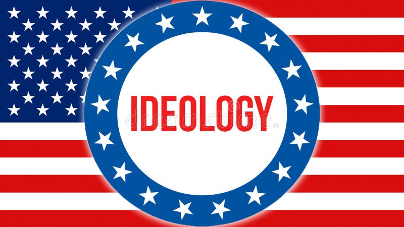 Ideology election on a USA background, 3D rendering. United States of America flag waving in the wind. Voting, Freedom Democracy, Ideology concept. US Presidential election banner background. Ideology election on a USA background, 3D rendering. United States of America flag waving in the wind. Voting, Freedom Democracy, Ideology concept. US Presidential election banner background