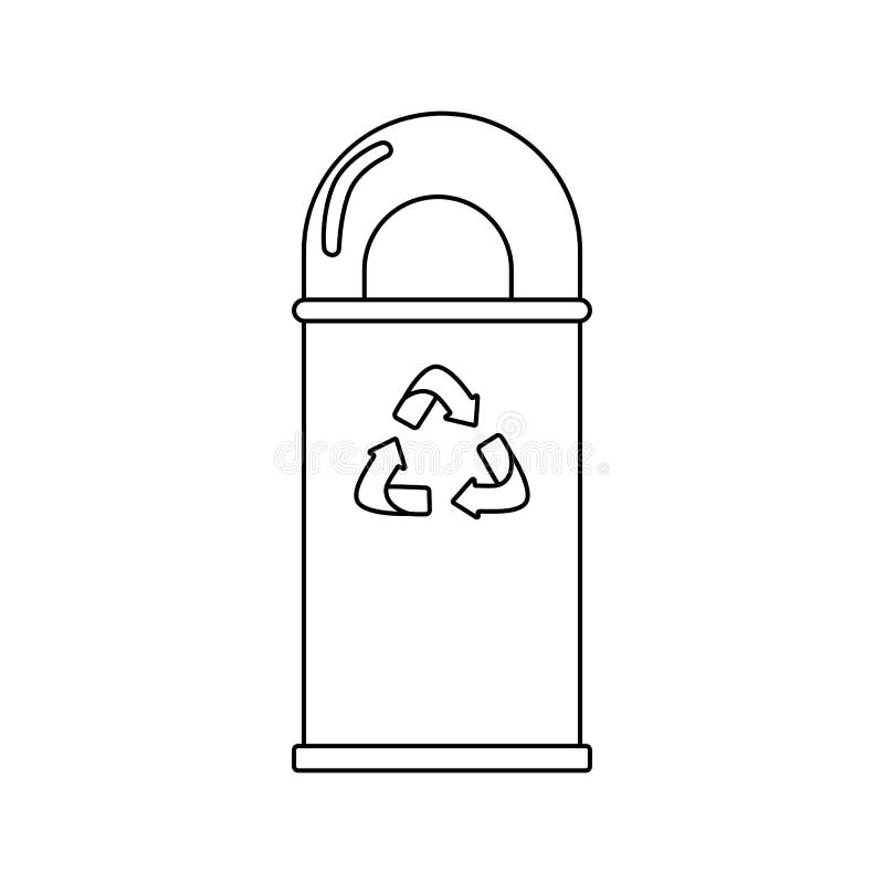 垃圾象 箭头回收eco标志 r 库存例证 垃圾象 箭头回收eco标志 r 库存例证