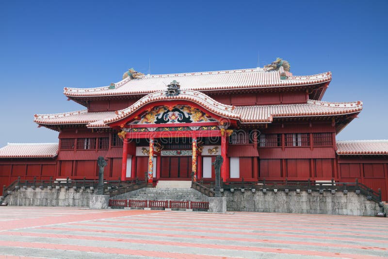 Famous Shuri Castle - located in Naha, Okinawa, Japan. It was the palace of the RyÅ«kyÅ« Kingdom. Famous Shuri Castle - located in Naha, Okinawa, Japan. It was the palace of the RyÅ«kyÅ« Kingdom.
