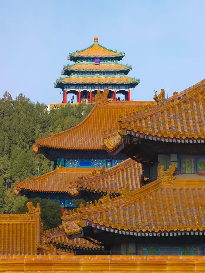 House from the forbidden city in Beijing China. House from the forbidden city in Beijing China